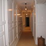 White interior hallway designed by ASW Design, PC.